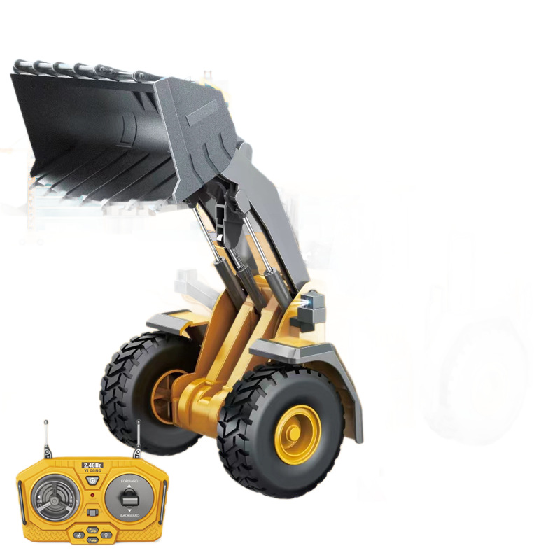 Ingeniería de aleación transfronteriza vehículo de control remoto Aliexpress camión volquete excavadora juguetes infantiles