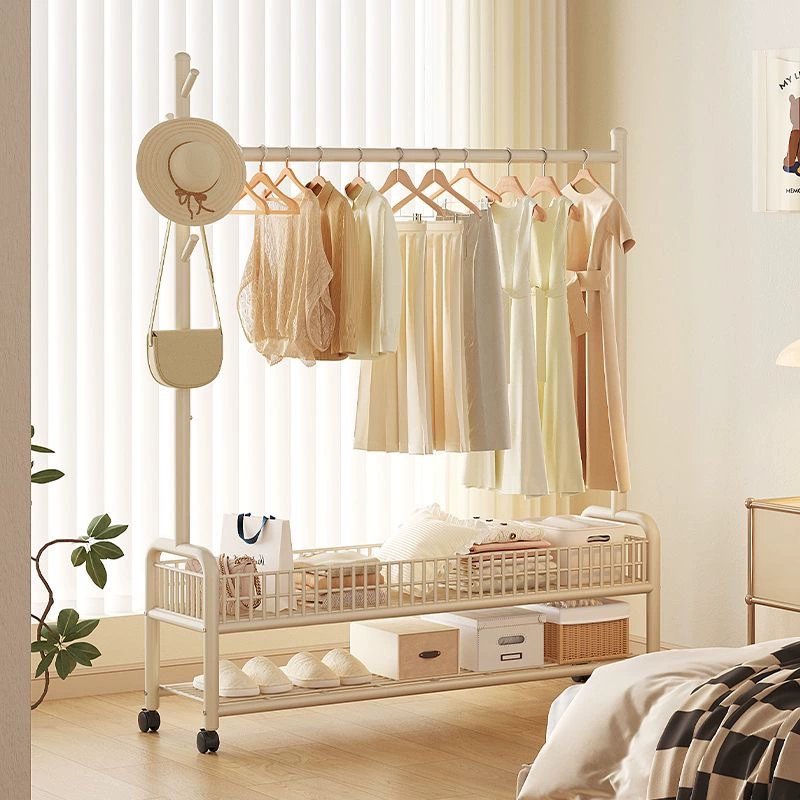 Напольная сушилка для одежды, бытовая вешалка для одежды на балконе, съемная вешалка для хранения одежды в спальне, уличная простая сушилка для одежды