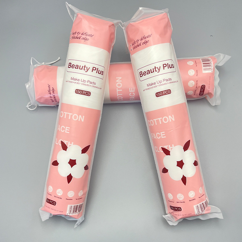 Absorción de agua suave sin pelusa compresa húmeda cuidado de la piel maquillaje redondo algodón no fácil de deformar removedor de maquillaje redondo desechable Algodón