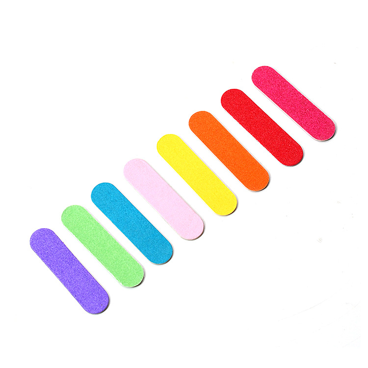Spot direct selling mini wood nail file wearing nail matching hotel disposable nail nail nail tools 6CM
