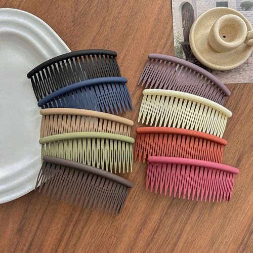Backwards-mounted sanding comb, hair clip, fixing scattered hair, hair pin, head accessory, hair band, adult hair comb for invisible bangs