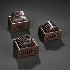 Fuzhou Policy Tea Mat Creative Tea Cup Mat Tea Ceremony Gongfu Acrylic Tea Tray Tea Set Accessories Heat Insulating Tea Cup Stand Wholesale