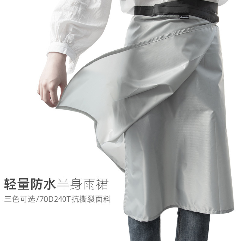 Outdoor Lightweight Windproof Waterproof Half-length Raincoat Hiking Mountain Climbing Dirty-resistant Rain-resistant Dress Camping Convenient Poncho Apron