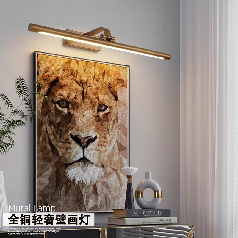 All-Copper Mirror Front Light, Bathroom Mirror Light, Hallway Gallery Wall Light, Three-Color Bathroom Mirror Front Light All-Copper Mirror Front Light, Bathroom Mirror Light, Hallway Gallery Wall Light, Three-Color Bathroom Mirror Front Light