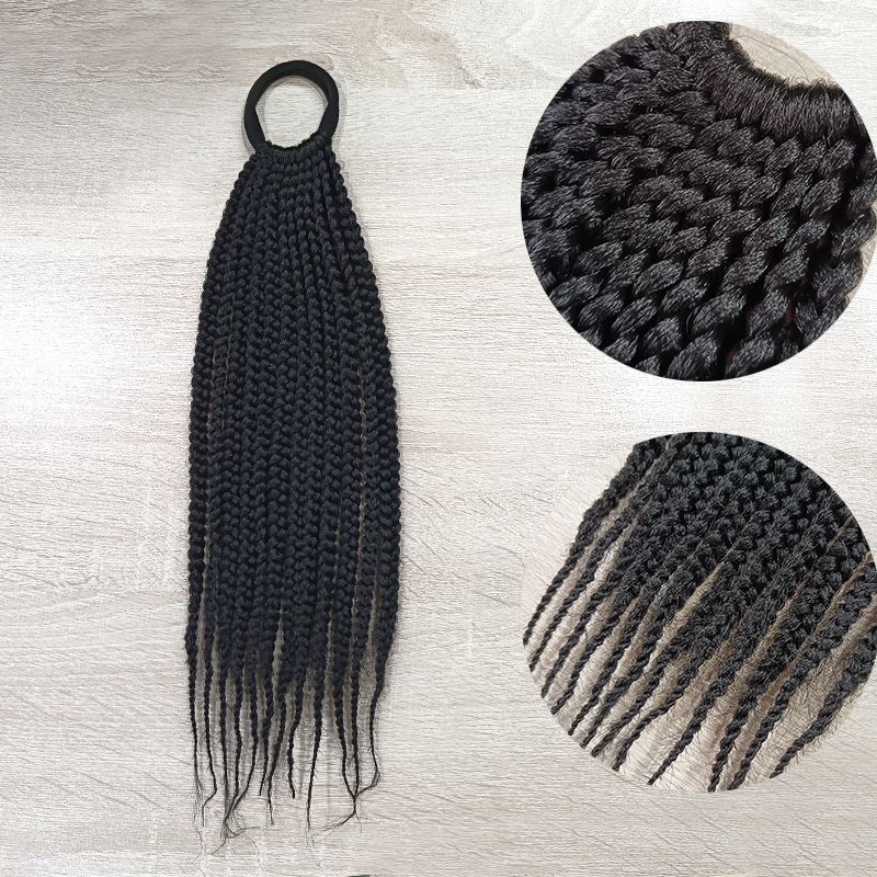 12 가닥 라이트 보드 어린이 포니 테일 브레이드