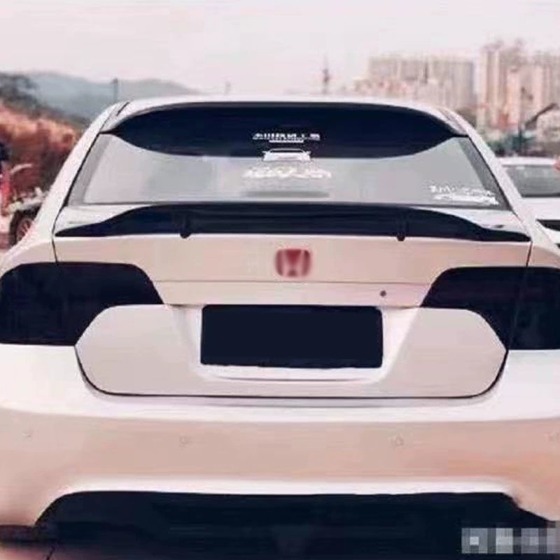 Задний спойлер для Civic 8‑го поколения (2006–2015), карбоновая текстура или глянец, без сверления
