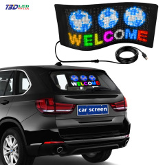 ソースメーカーled車載フレキシブルスクリーン無線送信車載フレキシブルディスプレイ自動車後窓ledフレキシブルスクリーン
