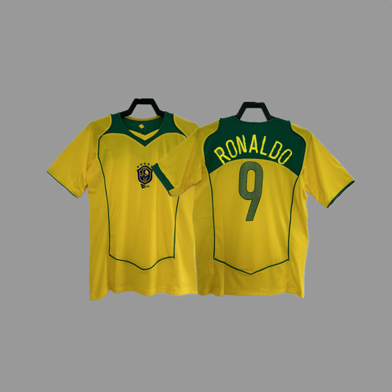 ブラジル レトロ ジャージ サッカー ユニフォーム ベイリーカ フロ ナルド リバウド カルロス デンガ ブランコ|undefined