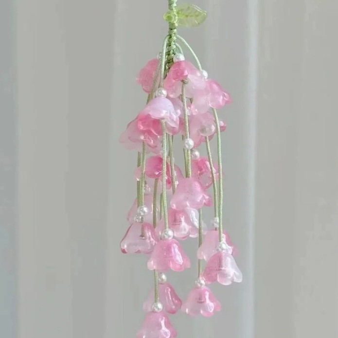 Orchid Flower String Multi-Color Pendant Creative Couple Mobile Phone Super Fairy Accessories Fan Pendant Bag Pendant