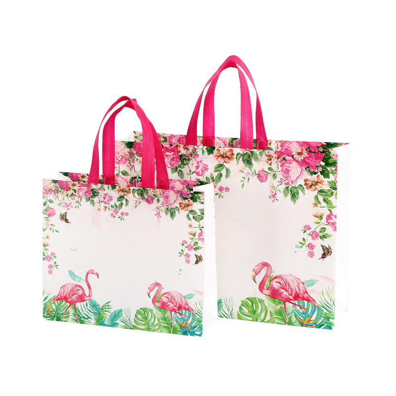 Bolso no tejido recubierto en stock impreso LOGO bolsa de ropa de moda embalaje de regalo bolsa de Banco de costura impresa