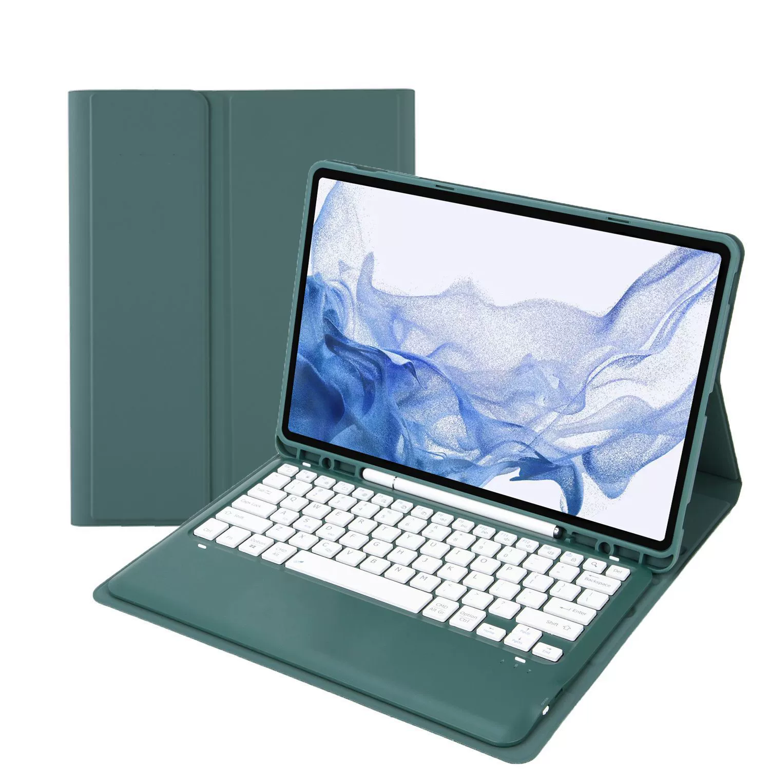 Клавиатура совместимая с Samsung, защитный чехол, S10, 10plus, bluetooth, T970, S7