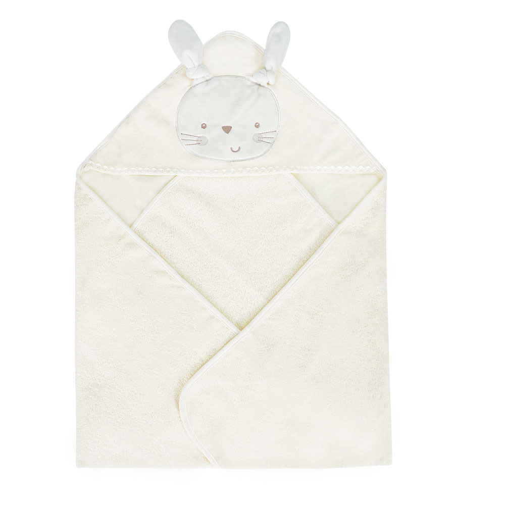 Toallas de baño con capucha de lana cortada para recién nacidos Sunnozy absorbente de agua fuerte animal lindo bebé toalla de capa con capucha al por mayor