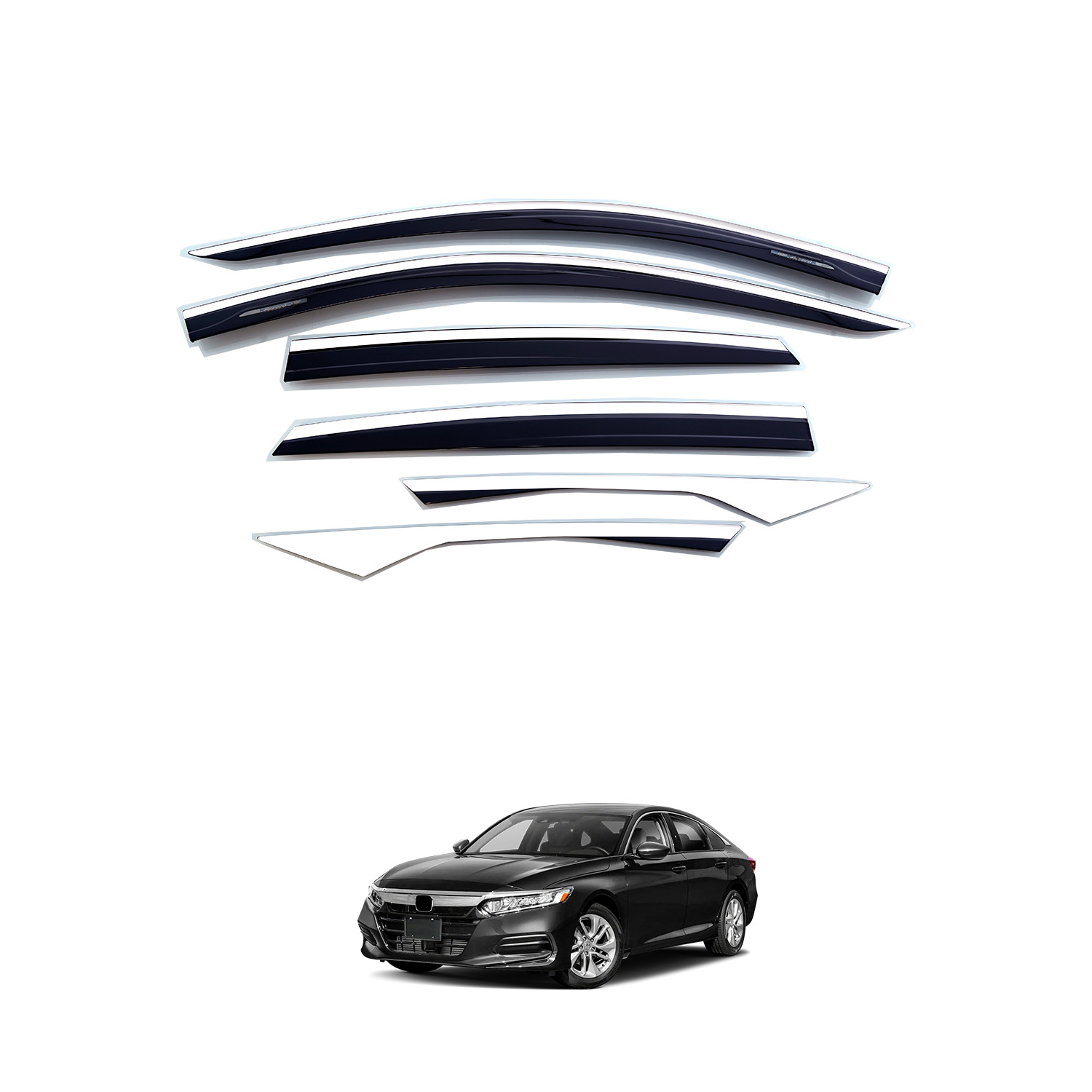 Aplicable al protector de lluvia Accord, protector de lluvia Yingshipai, protector de lluvia Honda Accord Window Deflectors