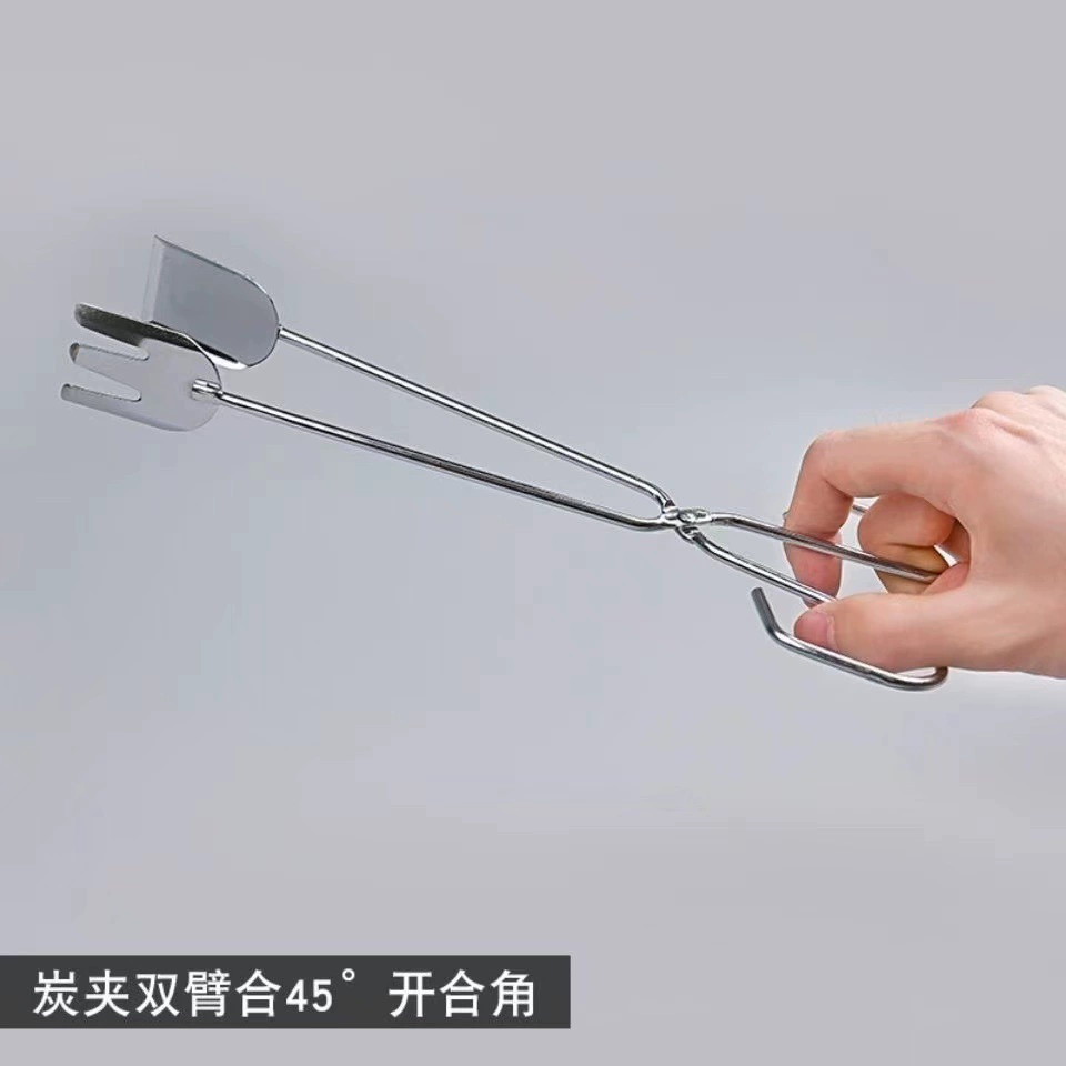 Зажим из нержавеющей стали зажим для хлеба зажим для барбекю угольный зажим кухонный зажим для еды многофункциональный зажим для хлеба на пару пищевой зажим