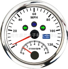 automobile instrument High-Quality Modified 85mm Motorcycle - cx8192-white-plate-120mph