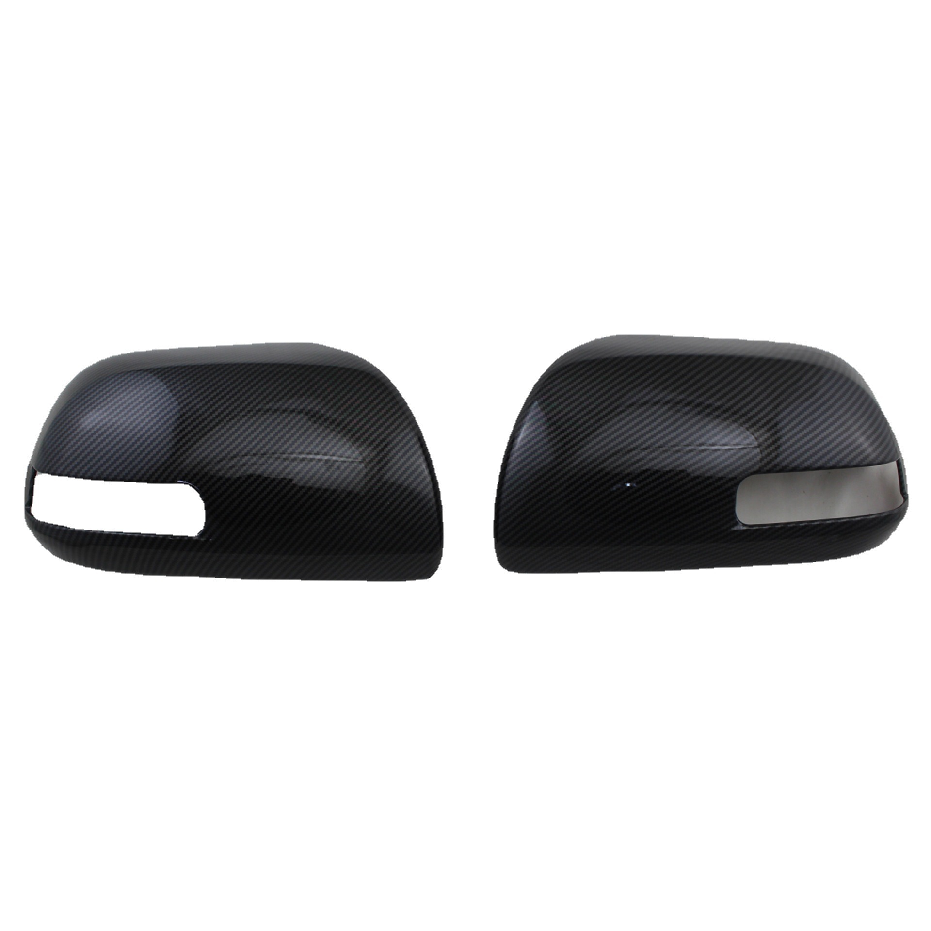 Para Tacoma Modificación Cobertura de espejo retrovisor de fibra de carbono + cubierta de mango Adjunto 05 - 15 Tacoma