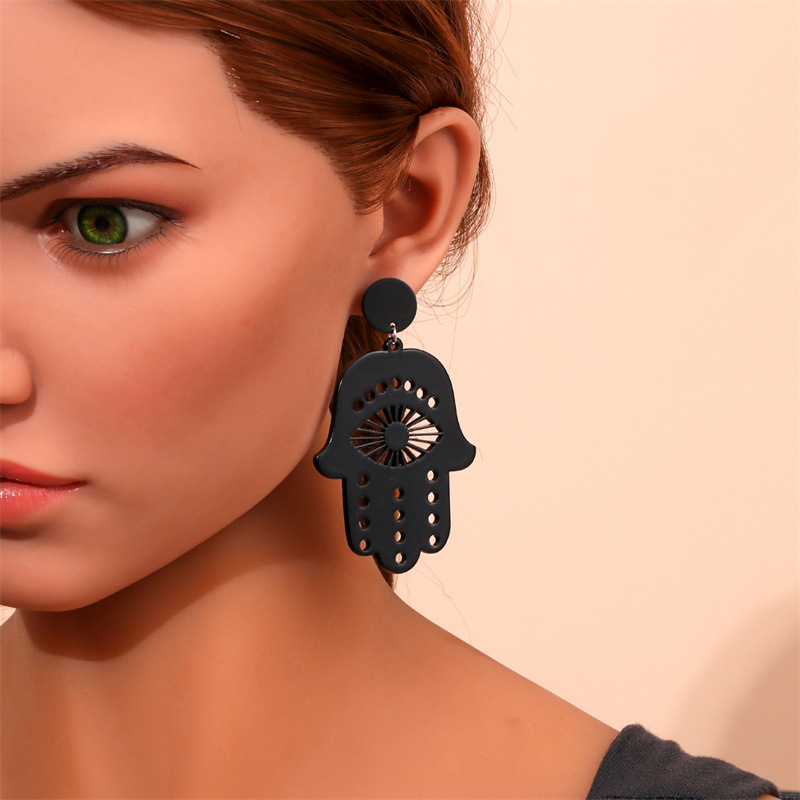 Fashion Cross Arylic Polishing Women's Ear Studs 1 Pair display picture 59