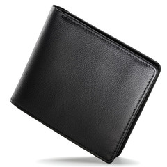 メンズ二つ折りショートウォレット日本式本革コインビット二つ折りビジネス牛革ウォレットメンズ