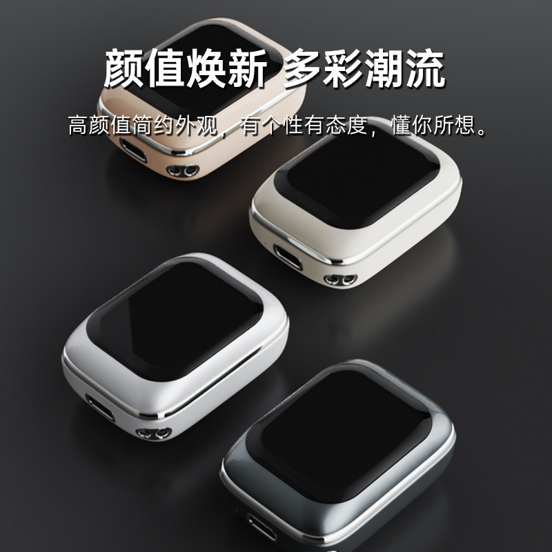 外贸新款蓝牙耳机入耳高音质滑盖设计触控屏超长续航无线运动耳机|undefined