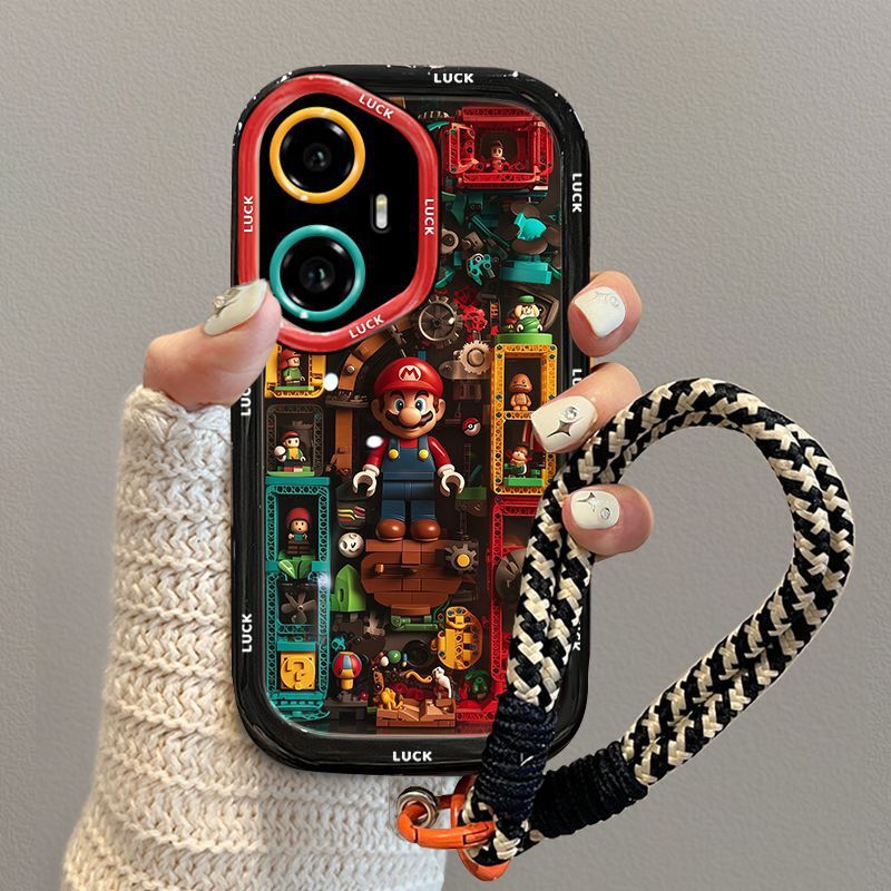 For Honor 300ultra phone case all-inclusive cute honor200pro anti-drop cartoon Lego Mario For Honor 300ultra phone case all-inclusive cute honor200pro anti-drop cartoon Lego Mario