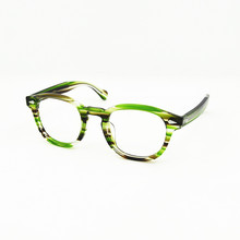 新款三拼色板材大码眼镜 lemtosh49码彭于晏明星同款镜框港风潮