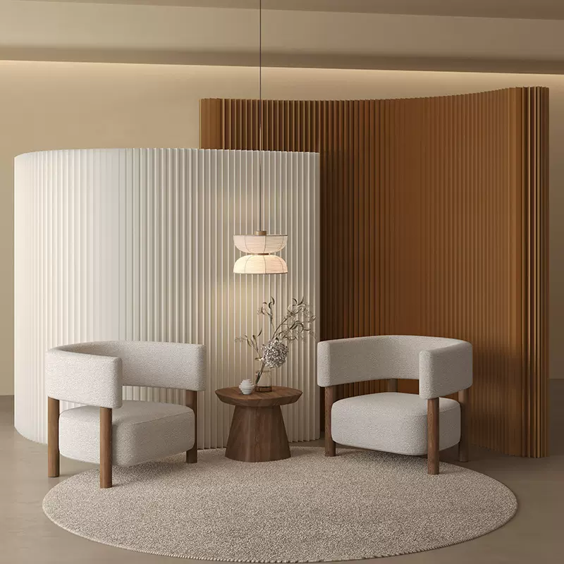 屏风隔断纸墙居家书房客厅分断墙可折叠商场商用背景墙可移动假墙