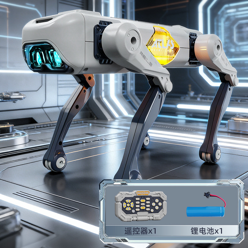 Yingjia18013 robot de control remoto inteligente perro modelo biónico perro mecánico AI control de voz juguetes eléctricos para niños