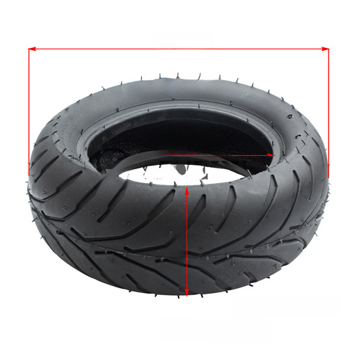 Mini Motorcycle Parts 49CC Small Sports Car Front 90/65-6.5 Rear 110/50-6.5 Inch Inner and Outer Tire