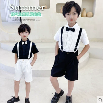 Children's flower boy costume, overall, trousers, suit for early age, dress