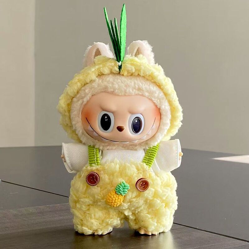 Labu Baby Clothes 17cm First and Second Generation Replacement Vinyl Face Plush Toy Cloth Cloth Clothes