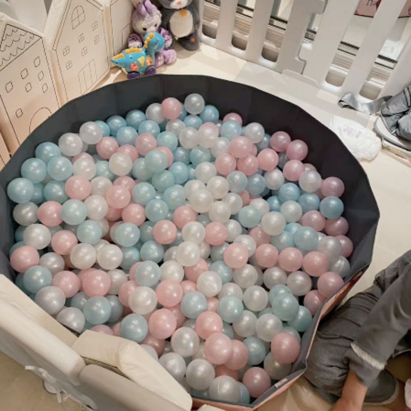 Decoración de gran macarón color onda bola bola de campo de recreo rojo bola bola de piscina seca bola de red de mar bola gruesa