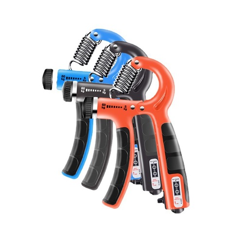 Count-adjustable handgrip trainer for men and women, suitable for 5-60KG, fitness equipment with TPE coated handle