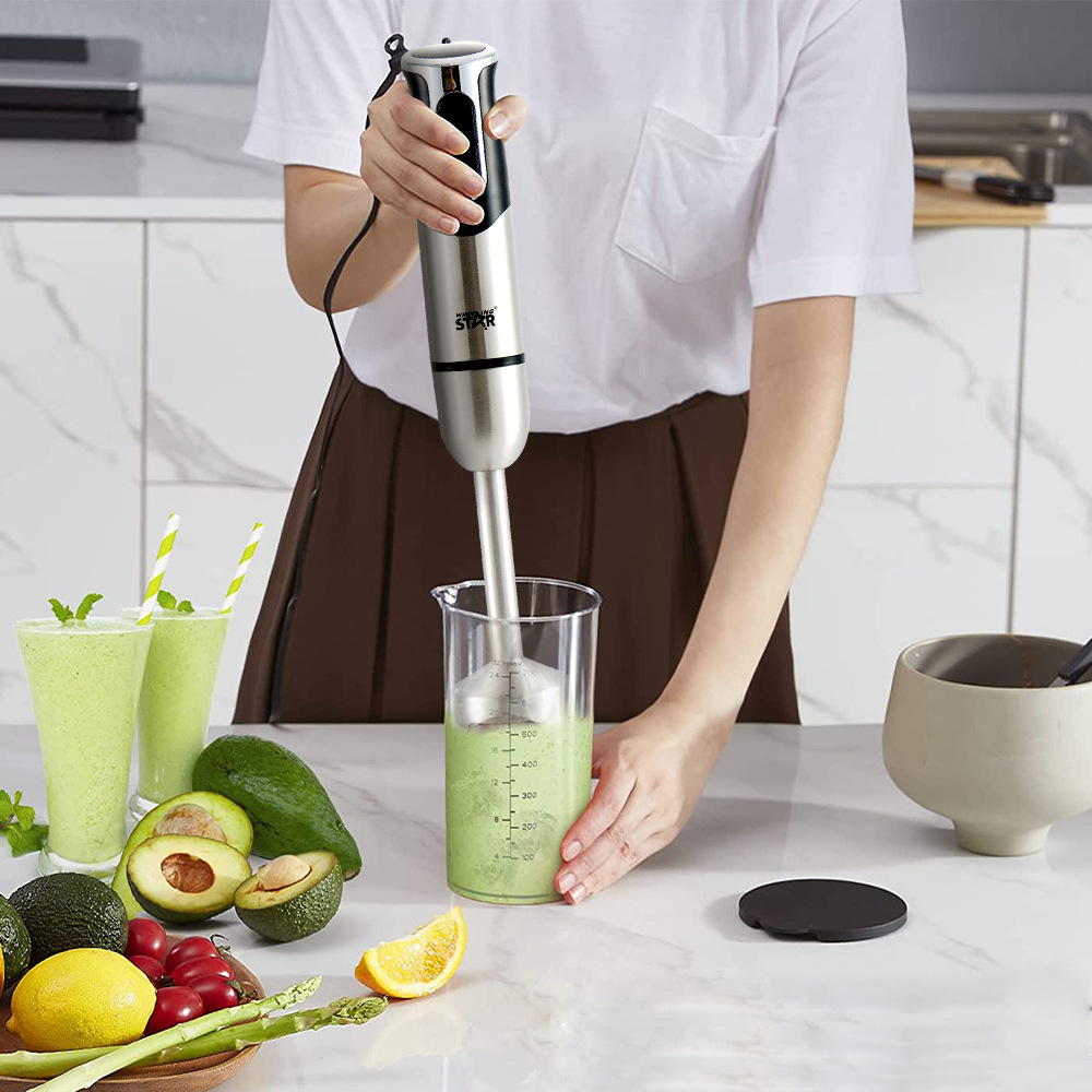 Estrella ganadora estándar británico estándar europeo carne picada jugo plato de crema multifunción varilla de agitación eléctrica de mano