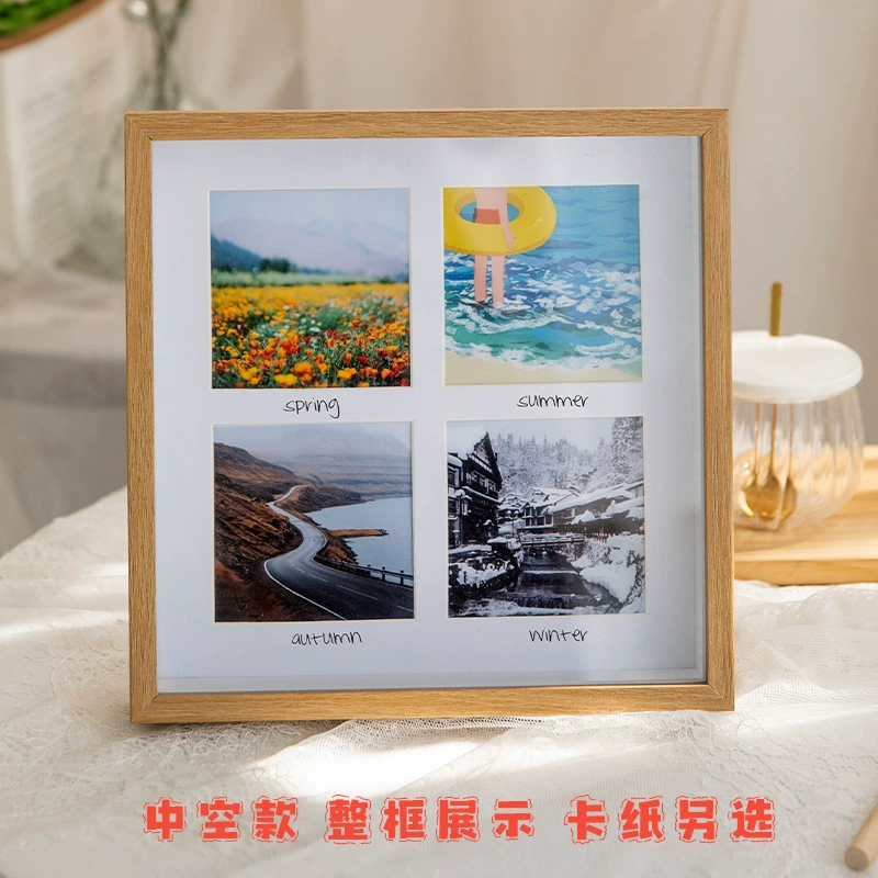 Масляный мелок, квадратная трехмерная фоторамка, DIY