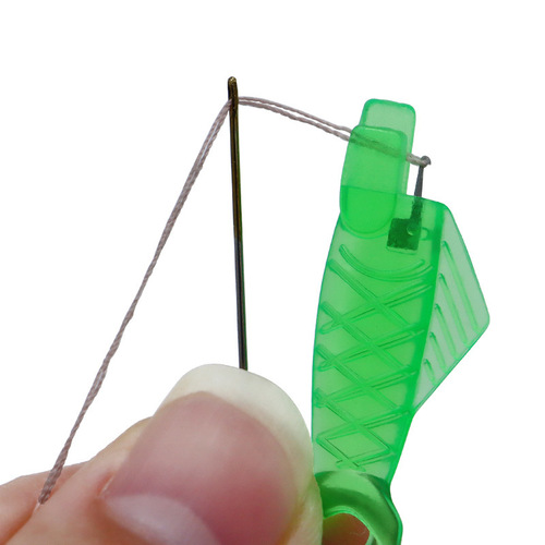 小鱼型塑料穿针器 穿针片服装缝纫配件DIY穿线器小工具快速引线器