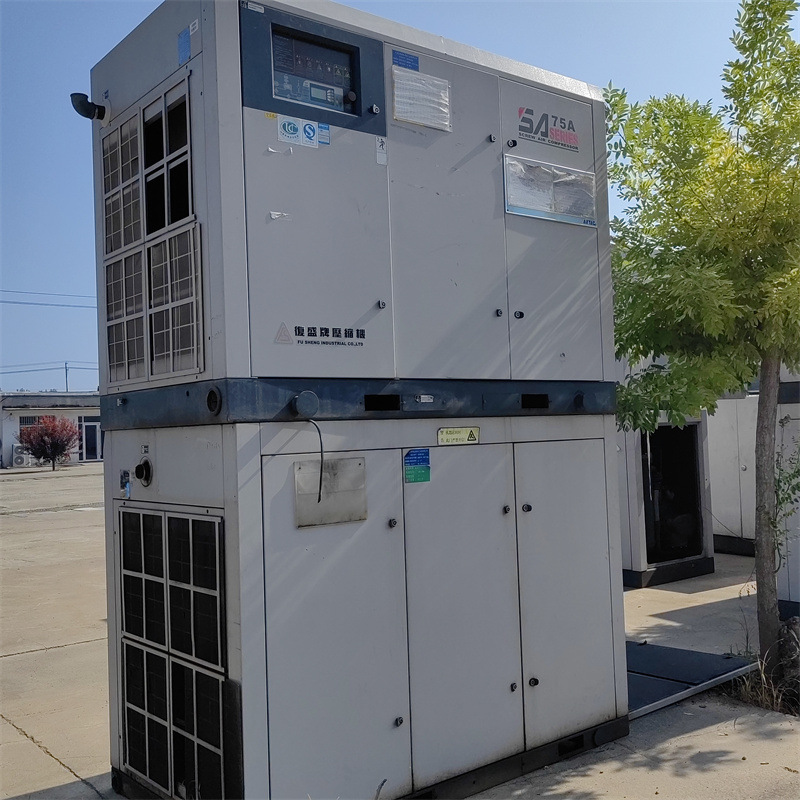 二手变频空压机 110A空气压缩设备 螺杆式压缩设备