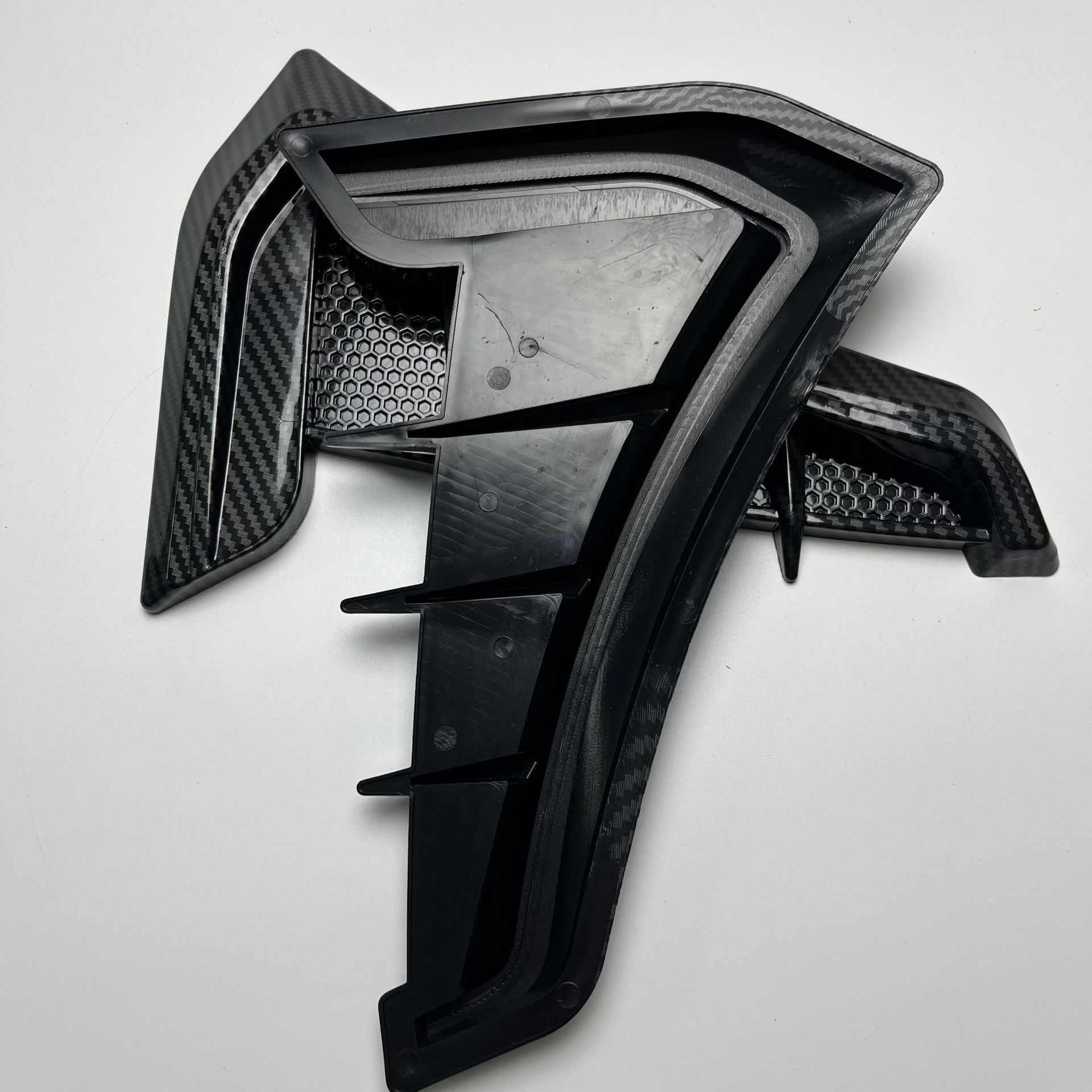 Car Simulation Shark Gill Fender Wing Modification Car Sticker Shark Fin Decorative Sticker Sealing Sticker Dropshipping
