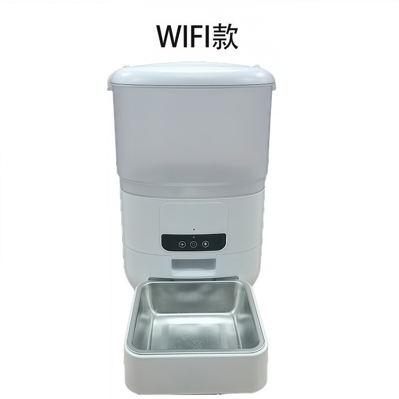 自动出粮宠物喂食器远程控制语音半透明猫狗粮智能投食机喂食器|undefined