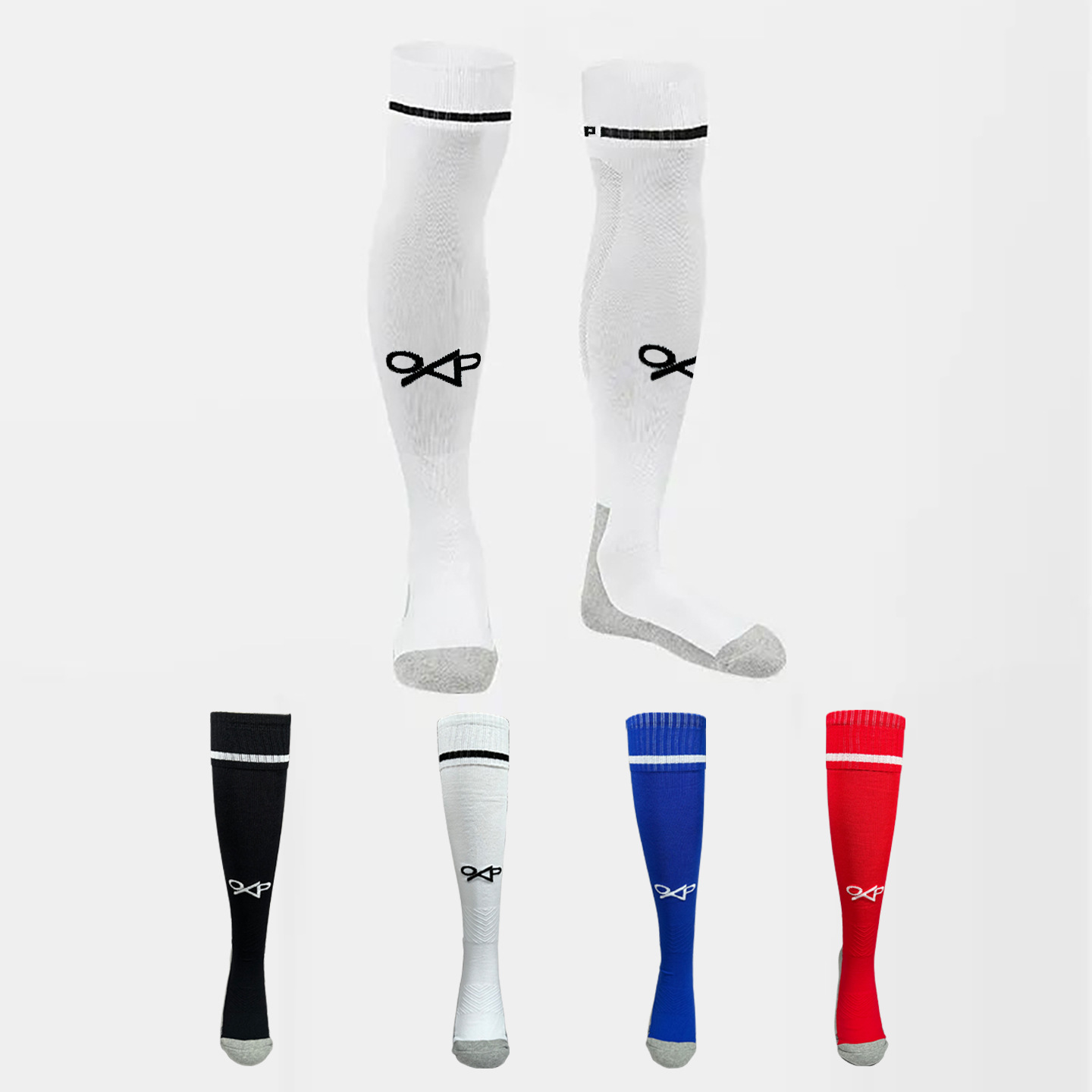 Oxp Adult Football Socks Men's Long-Tube Professional Competition Training Towel-Soled Over-The-Knee High-Tube Kidsren's Sports Socks Anti-Slip