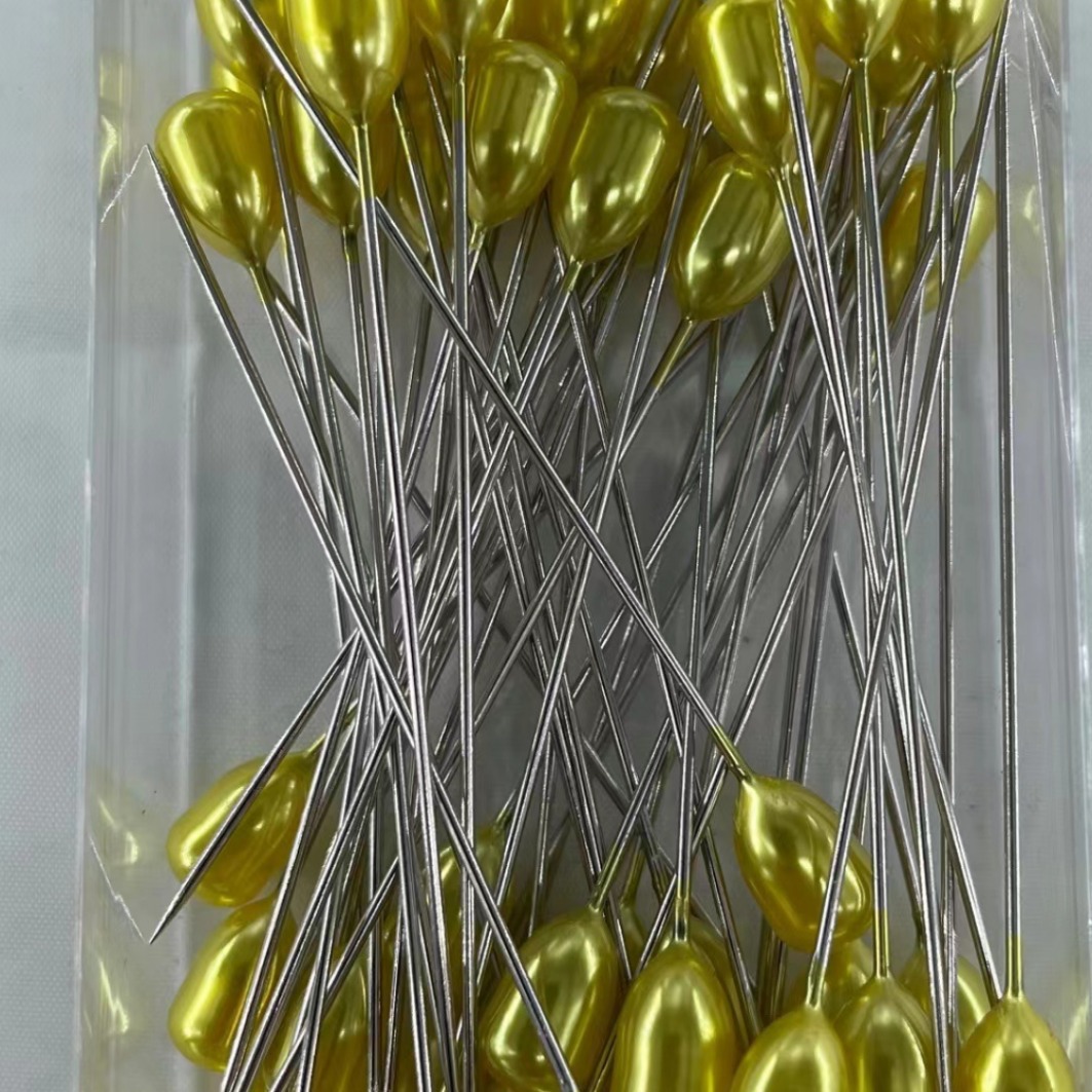 Venta directa de fábrica 6*9*65mm color en forma de pera aguja de posicionamiento de ropa 50 piezas