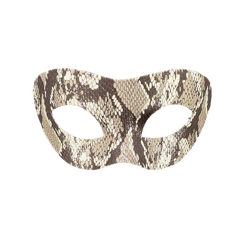 Máscaras de pareja media cara máscaras de baile piel de serpiente piel de cocodrilo máscaras de ojos fiesta de Halloween luchador jugueteo props