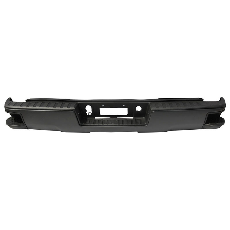 Aplicable a Chevrolet 14 - 18 Silverado parachoques traseros Solode original modelo negro sin agujeros