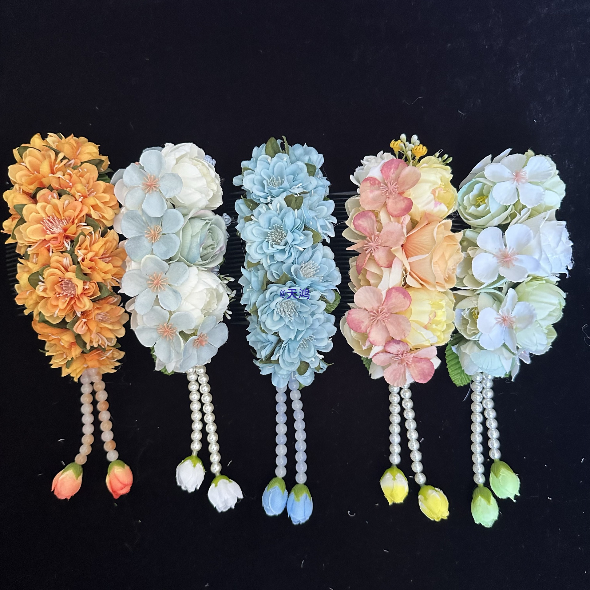 Yunnan Dai Head Flower Dance Headdress Thai Ethnic Style Handmade Hair Accessories Performance Clothing Accessories Photo Studio