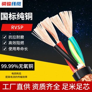 Rvsp Twisted Pair Twisted Pair Shielded Cable 485 Wire Communication Cable Two-Core Four-Core 0.5 1.5 Square Manufacturer