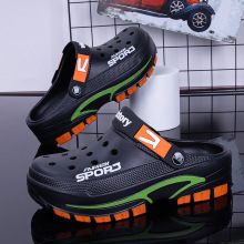 洞洞鞋男士夏季外穿百搭凉鞋男沙滩鞋休闲花园鞋透气半包凉拖鞋男