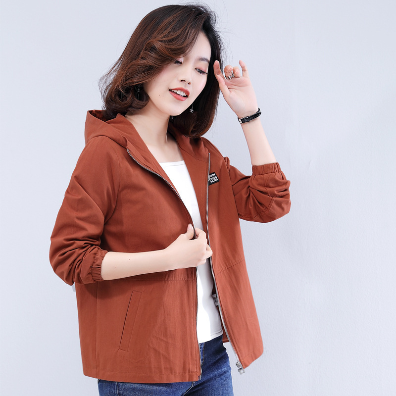 Women's Coat 2025 New Style Trench Coat Short Jacket for Middle-Aged Women 40-50 Years Old Autumn Stylish Top Jacket