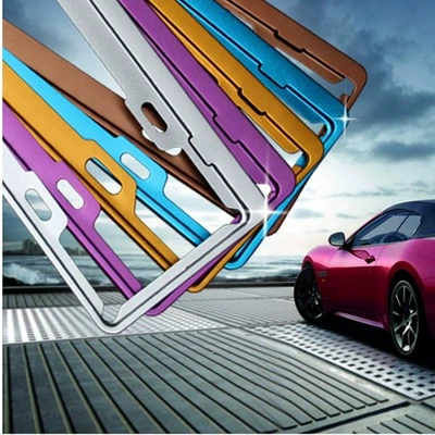Factory direct space aluminum new License plate holder/license plate holder