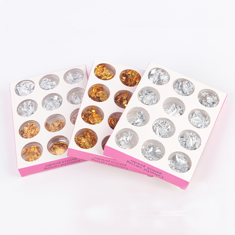 Cross -border hot selling full set of gold and silver foil paper…