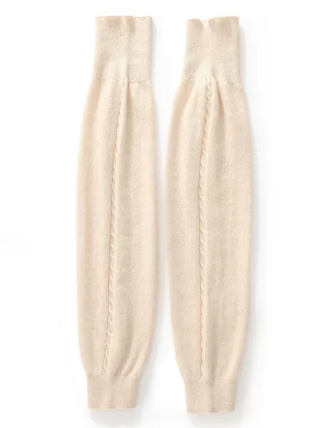 Cashmere Knee Pads to Keep Old Cold Legs Warm, Leggings Socks to Protect Knees, 24 Autumn and Winter New Cashmere Needle Leggings Cross-Border