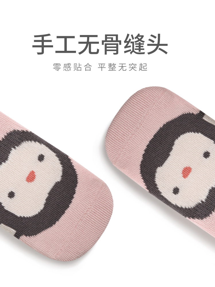 2023 invierno nuevo bebé piso calcetines engrosada Terry bebé antideslizante niño Calcetines niños y niñas calcetines de algodón sin hueso